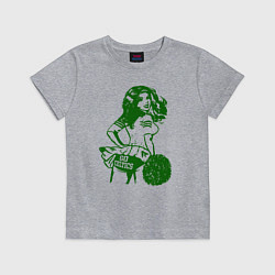 Футболка хлопковая детская Go Celtics, цвет: меланж