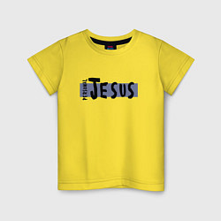Футболка хлопковая детская Depeche Mode - personal jesus logo, цвет: желтый