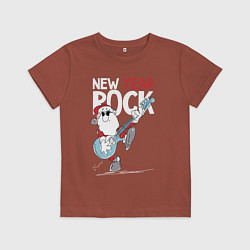 Детская футболка Новогодний рок