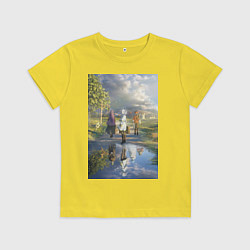 Детская футболка Фрирен провожающая в путь