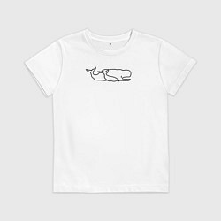 Детская футболка Два кита