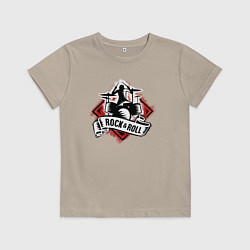 Детская футболка Барабанщик Рокнрол