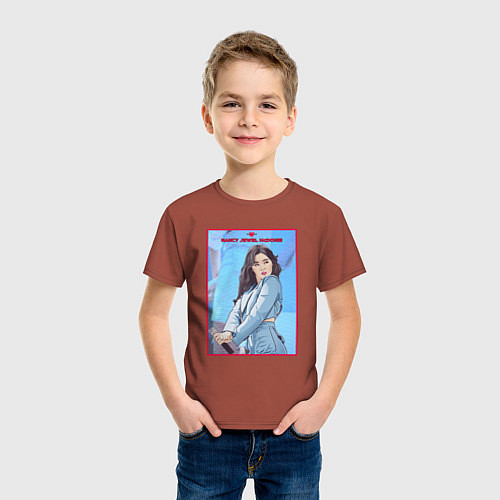 Детская футболка Nancy Момаленд / Кирпичный – фото 3
