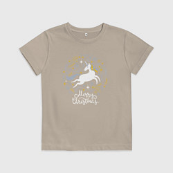 Детская футболка Unicorn christmas