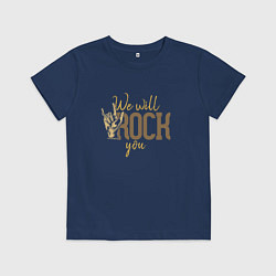 Детская футболка Я люблю рок