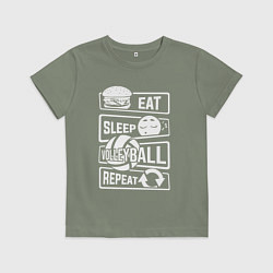 Детская футболка Волейбольный день