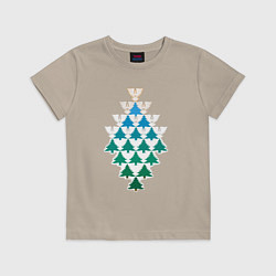 Детская футболка Ангелы и Елочки -рождественская метаморфоза в стил