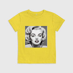 Детская футболка Портрет Мэрилин
