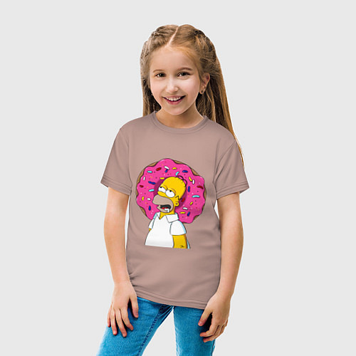 Детская футболка Святые пышки / Пыльно-розовый – фото 4