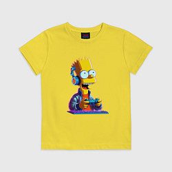 Детская футболка Bart is an avid gamer