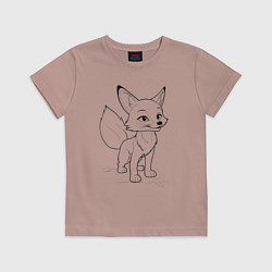 Детская футболка Добрый лисенок