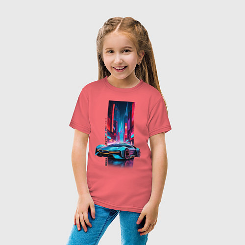 Детская футболка Красная площадь 2082 / Коралловый – фото 4