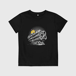 Детская футболка Grizzbolt on work Palwolrd