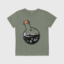 Детская футболка Космос в колбе