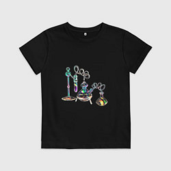 Детская футболка Стеклянные колбочки