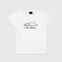 Детская футболка Тоскливая собака