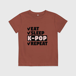 Детская футболка Есть спать kpop опять