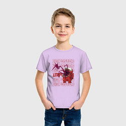 Футболка хлопковая детская Red imposter, цвет: лаванда — фото 2