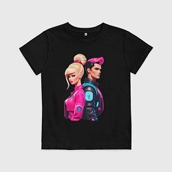Детская футболка Ken and Barbie - ai art