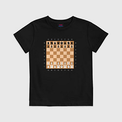 Детская футболка Доска шахматная