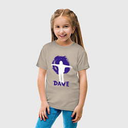 Футболка хлопковая детская Dave Gahan - Devotional, цвет: миндальный — фото 2