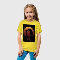 Футболка хлопковая детская Луффи Шанкс, цвет: желтый — фото 2