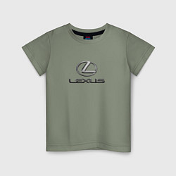 Детская футболка Lexus авто бренд лого