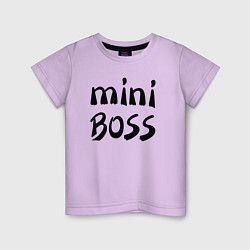 Детская футболка Mini boss