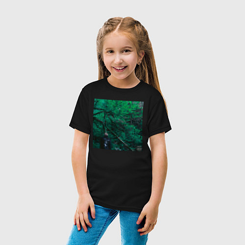 Детская футболка Phosphor / Черный – фото 4