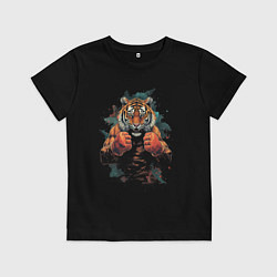 Детская футболка Боевой тигр Муай Тай