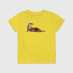 Детская футболка Выдра настоящая