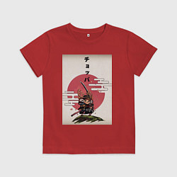 Детская футболка Тони Тони Чоппер самурай