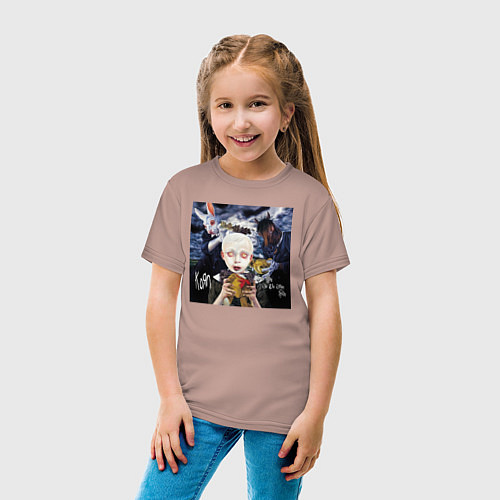 Детская футболка Korn - See You on the Other Side / Пыльно-розовый – фото 4