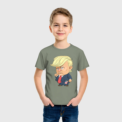 Детская футболка Мистер Трамп / Авокадо – фото 3