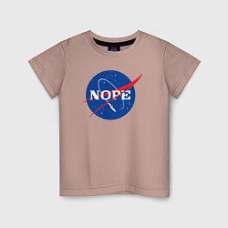 Детская футболка Nope NASA