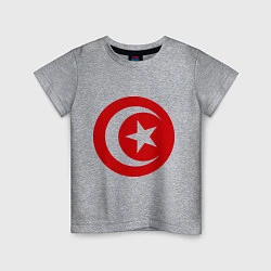 Футболка хлопковая детская Тунис, цвет: меланж