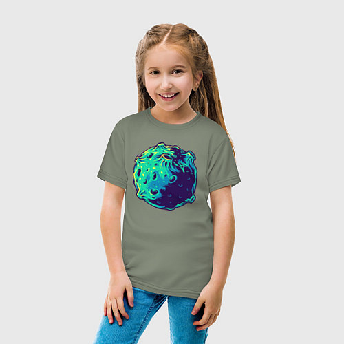 Детская футболка Blue moon / Авокадо – фото 4