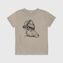 Детская футболка Новогодняя корова