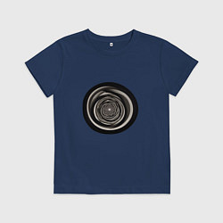 Детская футболка Черно белые кольца