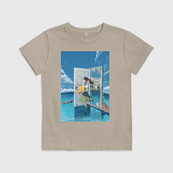 Детская футболка Судзумэ стульчик дайдзин