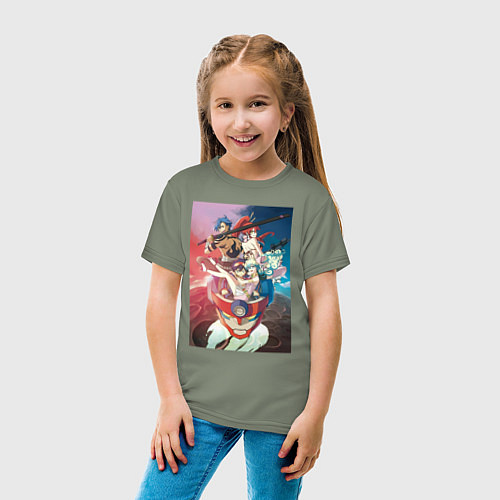 Детская футболка Гуррен-Лаганн Ния Тэппелин / Авокадо – фото 4