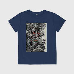 Детская футболка Ван-Пис Луффи Монки Д