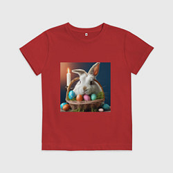 Детская футболка Кролик в пасху