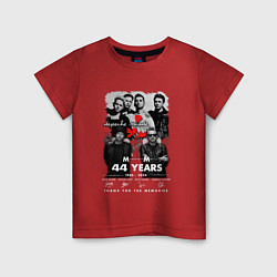Футболка хлопковая детская Depeche Mode - Collage mode, цвет: красный