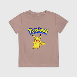 Детская футболка Pikachu 8-bit pixels