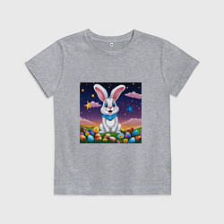 Детская футболка Кролик под звёздами