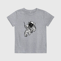 Детская футболка Alone astronaut