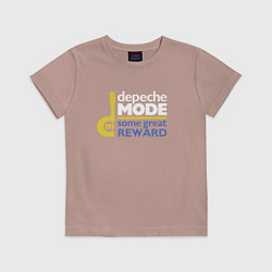 Футболка хлопковая детская Deepche Mode - Some great reward, цвет: пыльно-розовый