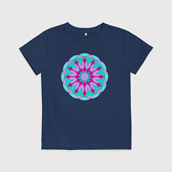 Детская футболка Мандала цветочная