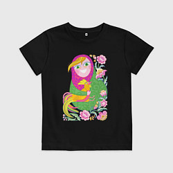 Детская футболка Матрешка и Петушок золотой гребешок